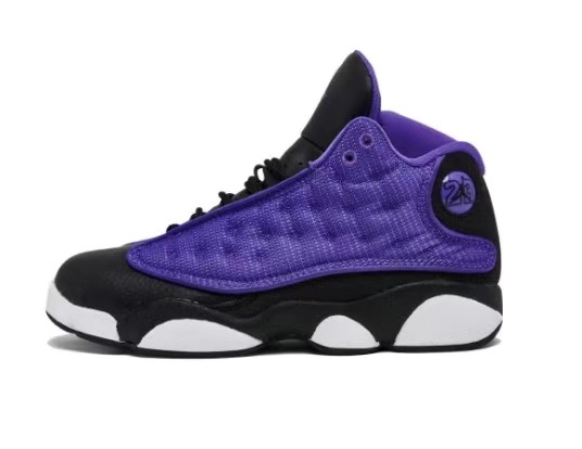 Women Jordan Shoes 13 Grade AAA Black Purple